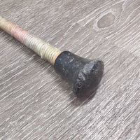Riding Crop - Whip *fair, dirty, stained, faded, chewed, torn end
