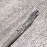 Riding Whip - Crop, handle *gc/fair, dirty, faded, rubs, scrapes, stain, frays
