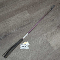Riding Whip - Crop, handle *gc/fair, dirty, faded, rubs, scrapes, stain, frays

