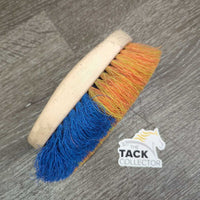 Stiff Bristle Dandy Brush *gc/fair, clean, bent/warped bristles, chews, dents, stains mnr hair
