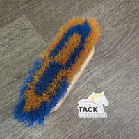 Stiff Bristle Dandy Brush *gc/fair, clean, bent/warped bristles, chews, dents, stains mnr hair
