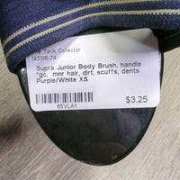 Junior Body Brush, handle *gc, mnr hair, dirt, scuffs, dents
