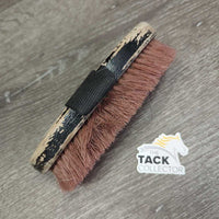 Stiff Bristle Body Brush, handle *fair, hairy, dirt, bent bristles, peeled paint, mnr rust dents
