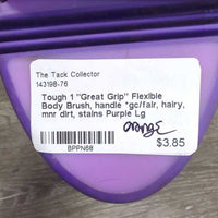 "Great Grip" Flexible Body Brush, handle *gc/fair, hairy, mnr dirt, stains
