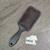 Plastic Mane & Tail Brush, western decal back *vgc/gc, hair, mnr scuffs
