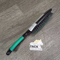 Plastic Tail Brush, rubber grip *gc, dirty, residue, hair, scuffed
