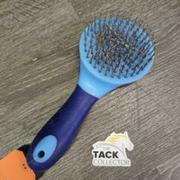 "Soft Touch" Plastic Tail Brush *gc, hair, scuffed, faded, residue, stains
