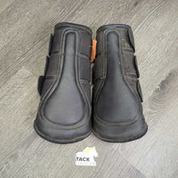Pr Closed Memory Foam Leather Boots *gc, v.dirty, v.hairy, curled/torn edge, rubs, pills, scuffs
