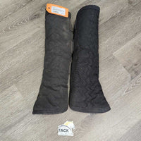 Front & Hind Fleece Lined Shipping Boots *gc, pills, hair, clean & dirt, stains, older

