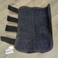 Front & Hind Fleece Lined Shipping Boots *gc, pills, hair, clean & dirt, stains, older
