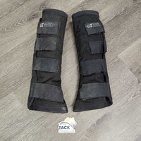 Front & Hind Fleece Lined Shipping Boots *gc, pills, hair, clean & dirt, stains, older
