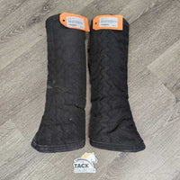 Front & Hind Fleece Lined Shipping Boots *gc, pills, hair, clean & dirt, stains, older

