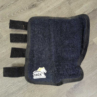 Front & Hind Fleece Lined Shipping Boots *gc, pills, hair, clean & dirt, stains, older
