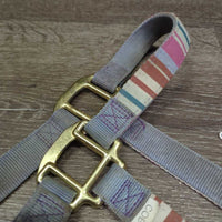 Soft Nylon Halter, adj, snap *gc, dirty, stains, rubs, dingy, faded, discolored
