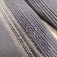 JUNIORS Neoprene Half Chaps *gc/fair, cracks, dirty, stiff zip
