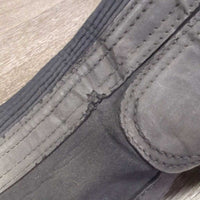 JUNIORS Neoprene Half Chaps *gc/fair, cracks, dirty, stiff zip
