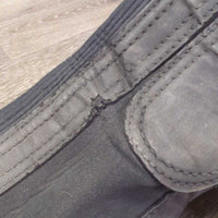 JUNIORS Neoprene Half Chaps *gc/fair, cracks, dirty, stiff zip
