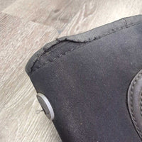 JUNIORS Neoprene Half Chaps *gc/fair, cracks, dirty, stiff zip
