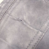 JUNIORS Neoprene Half Chaps *gc/fair, dirty, unstitched & torn, faded, cracked
