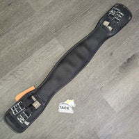 Padded Neoprene Dressage - Short Girth, 2x Els *gc/fair, clean, dirt/residue, MISSING KEEPER, mnr stretched elastic

