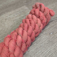 Med Cotton Lead Rope *gc, frays, dirt, residue, v.faded, snags
