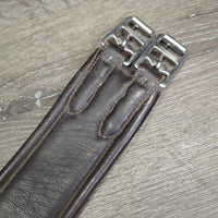 Padded Leather Girth, 1x els *gc, dirty, creases, hair, residue, Buckle lthr: cracked, stretched

