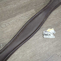 Padded Leather Girth, 1x els *gc, dirty, creases, hair, residue, Buckle lthr: cracked, stretched
