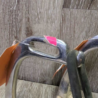 Hvy Safety Peacock Stirrup Irons, grips, 2 els, 2 keepers *gc, dirt, dust, scratches, tape, older?, rubs
