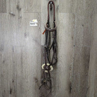 Rsd/Padded Monocrown Figure 8 Bridle *vgc/gc mnr dirty - dusty, rubs & scrapes, xholes
