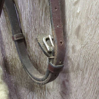 Rsd/Padded Monocrown Figure 8 Bridle *vgc/gc mnr dirty - dusty, rubs & scrapes, xholes
