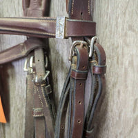 Rsd/Padded Monocrown Figure 8 Bridle *vgc/gc mnr dirty - dusty, rubs & scrapes, xholes
