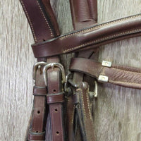 Rsd/Padded Monocrown Figure 8 Bridle *vgc/gc mnr dirty - dusty, rubs & scrapes, xholes
