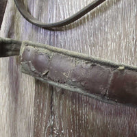 Padded Bridle, Crank, Buckles *gc/fair, peeled, rubs, scrapes, creases
