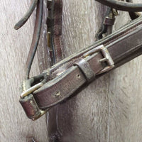Padded Bridle, Crank, Buckles *gc/fair, peeled, rubs, scrapes, creases
