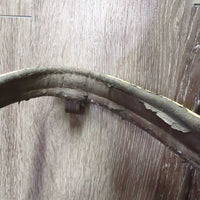 Padded Bridle, Crank, Buckles *gc/fair, peeled, rubs, scrapes, creases
