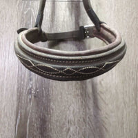 Rsd/Padded FS Noseband Only *gc, dirty, folded stretched guard
