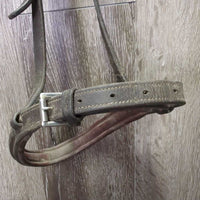 Rsd/Padded FS Noseband Only *gc, dirty, folded stretched guard
