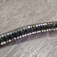 Narrow Bling Browband *gc, missing bling, dirt
