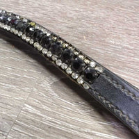 Narrow Bling Browband *gc, missing bling, dirt
