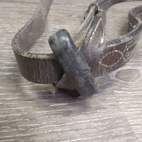Flat Narrow Running Martingale, Stopper *gc/fair, dry, stiff, scraped edges, dirty, xholes, creased

