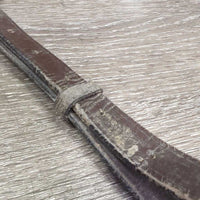Flat Narrow Running Martingale, Stopper *gc/fair, dry, stiff, scraped edges, dirty, xholes, creased
