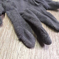 Light Pimple Riding Gloves *gc, clean, faded, rubs, pills, thin edges, older?

