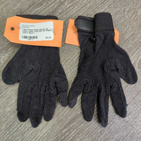 Light Pimple Riding Gloves *gc, clean, faded, rubs, pills, thin edges, older?
