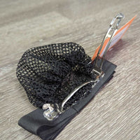 Light Hair Net & Nylon Ribbon - Bow, Hair Clip *xc/like new
