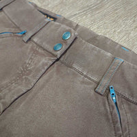 Euro Seat Breeches *gc, rubs, faded, seam puckers, rubs, puckers, older, mnr snags
