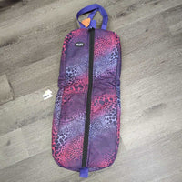 Thick Padded Bridle Bag, zipper *xc/like new, clean & mnr dirt?stain
