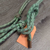 Thick Nylon Rope Halter *fair/poor, v.frayed, v.rubbed & threads, popped/holes
