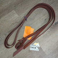 Wide Leather Split Reins, Leather Laces, Loops *like new
