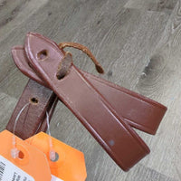 Wide Leather Split Reins, Leather Laces, Loops *like new
