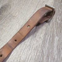 1.5" Narrow Leather Breastcollar, conway buckle *N0 straps, gc, rubs, scrapes
